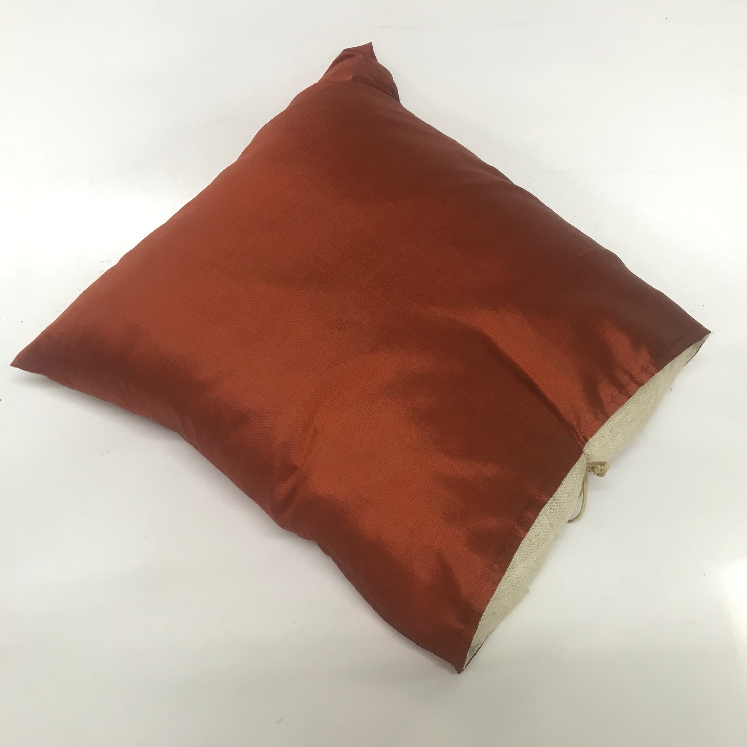 CUSHION, Rust Satin